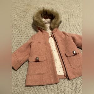 Adorable Zara girls coat hardly used